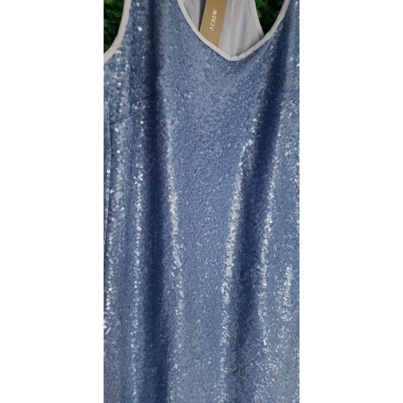 73. J.Crew Collection limited-edition Alicia sequin racerback slip dress - Picture 9 of 12